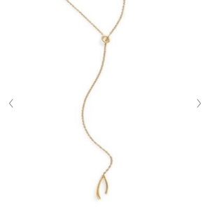 Madewell - Wishbone lariat necklace